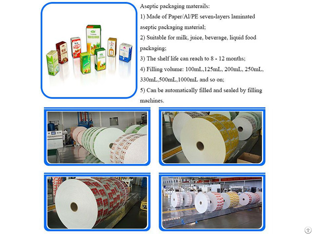 Aseptic Packaging Paper Carton Box