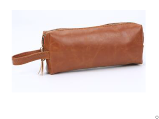 Brown Pvc Men S Toiletry Kit