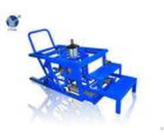 Blue Colour Otr Retreading Equipment 200kg Tire Curing Rim Fixing Machine