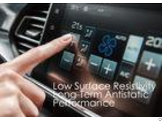 Low Surface Resistivity Anti Static Pet Film For Touch Control Panel Screen Protective