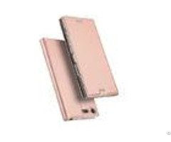 Luxury Rose Gold Sony Xz Premium Cover Pu Card Slot Kickstand Magnets