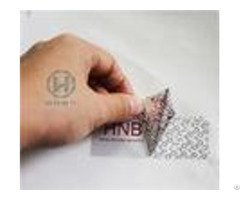 Gloosy Silver Printed Packing Tape Duty Free Label For Industrial