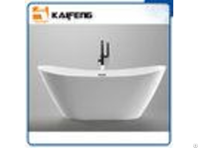 1800mm Long Oval Freestanding Tub With Pop Up Drain Customized Color