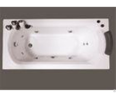 Comfortable Freestanding Air Jet Tub Large Rectangle Jacuzzi Bathtub Oem