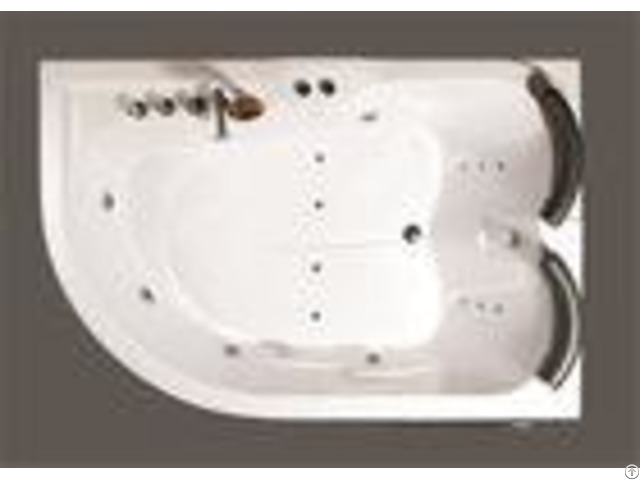 Contemporary Whirlpool Therapy Tubs Curved Apron Bathtub With Thermostatic Faucet