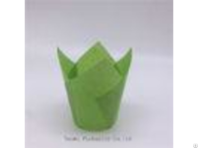 Various Size Baking Tulip Paper Cups Anti Heat Wedding Cupcake Wrappers