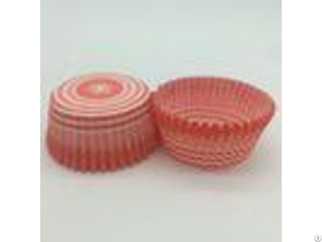 Decorative Red And White Striped Cupcake Liners Muffin Baking Cups Jumbo Tool