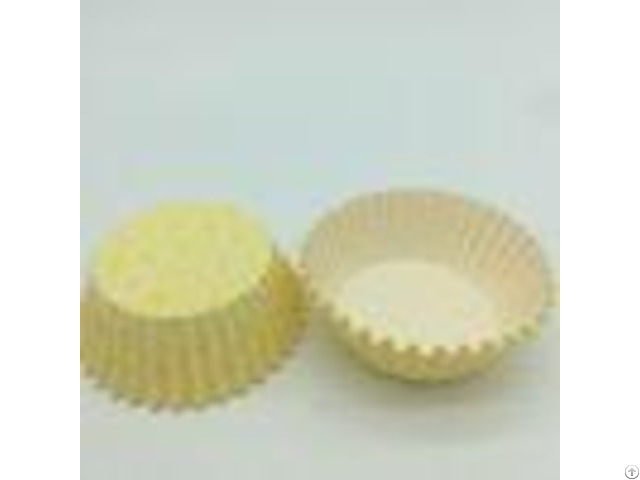 Yellow Cwedding Cupcake Holders Greaseproof Paper Muffin Cases Cups Wrappers