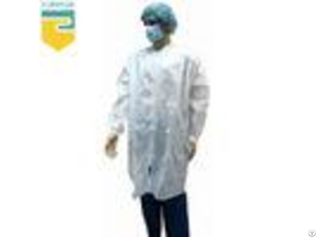 Breathable Disposable Lab Coat Acid Resistant Providing Effective Protection