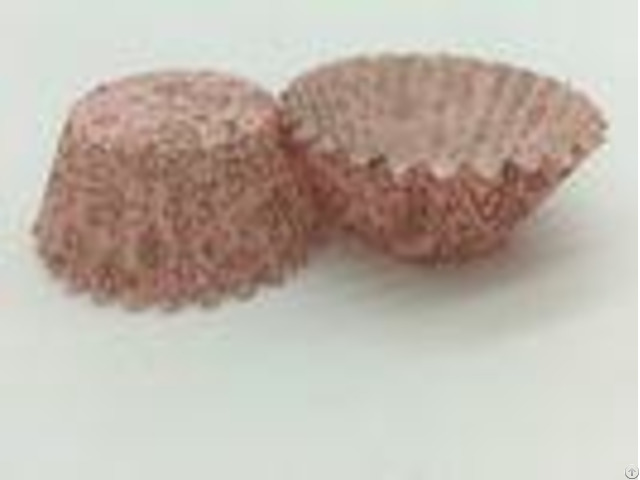 Light Pink Printed Cupcake Liners Baking Paper Muffin Linerscustomized Size