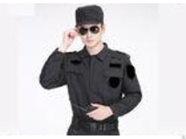 Formal Collar Security Dress Uniform Velcro Opening And Closing Chest Bag Design