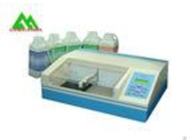 Laboratory Portable Automatic Microplate Washer 8 12 Channel Modes