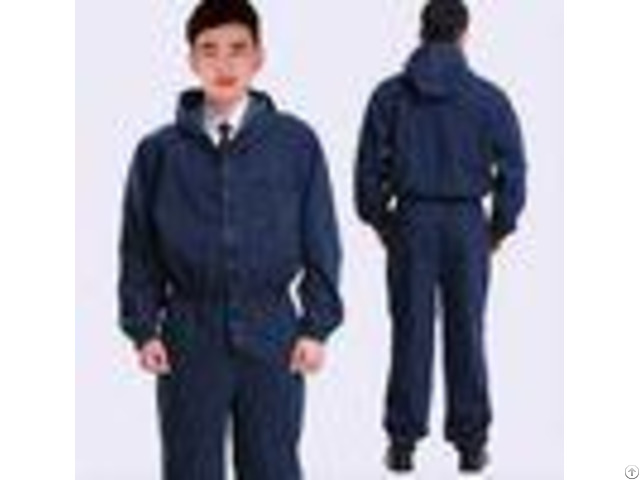 Cotton Flame Retardant Insulated Coveralls Acidproof Fire Protective Clothing