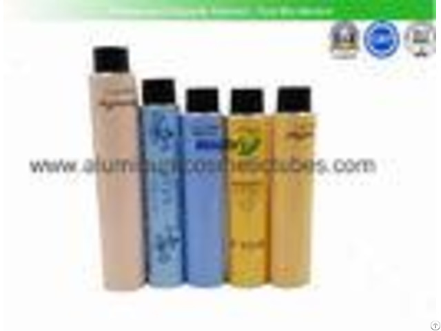 Hand Cream Aluminum Cosmetic Tubes Silk Screen Printing Light Weight 100 Percent Recyclable