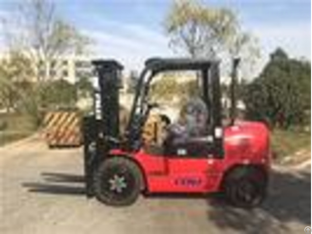 3oookg Capacity Diesel Forklift Truck Automatic Transmission 3m Lifting Height