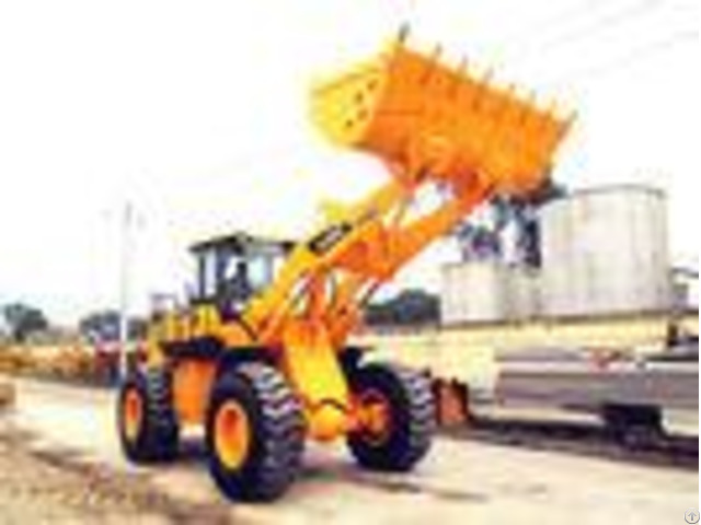 Chinese Heavy Machinery 5 Ton Front End Loader With Optional Joystick Control And Air Conditioner