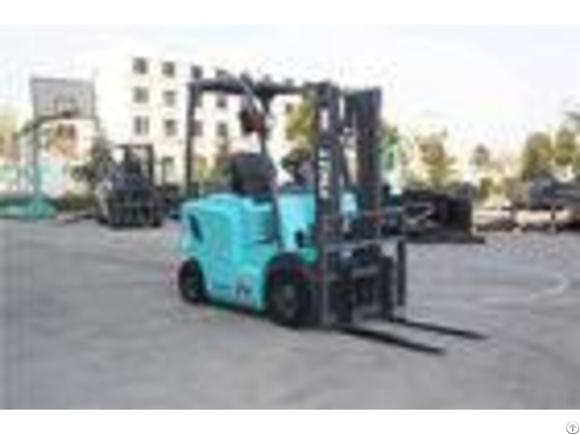 Portable Electric Forklift Truck 1 5 Ton With 48v Battery Work In Refrigeration Storage