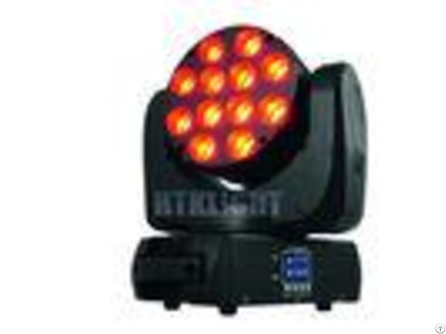 Sound Active Effect Beam Moving Head Light 12 Pcs 10w Changeable Emitting Color