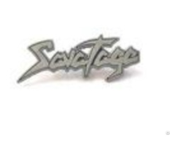 Custom Soft Lapel Enamel Pins Zinc Alloy With Antique Silver Plating