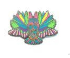 Colorful Cute Hard Lapel Enamel Pins Animal Owl Shape For Business Gifts