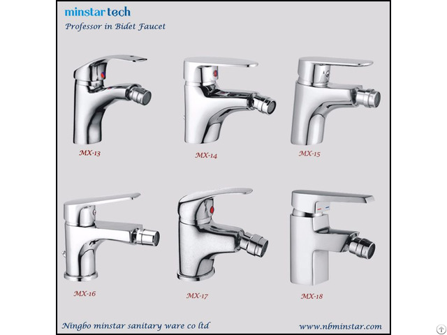 Easy Useage Brass Body Stainless Steel Handle Anti Leakage Bathroom Decor Bidet Faucet