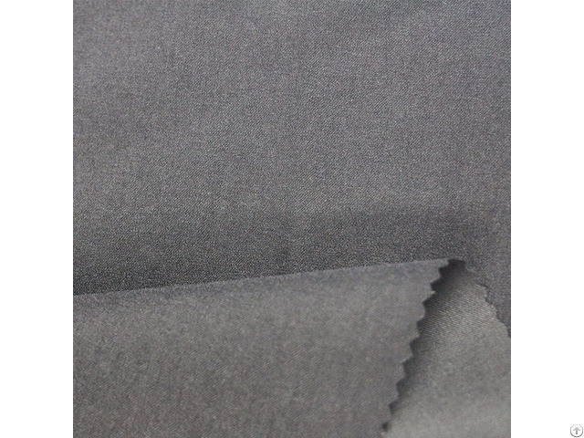 61 Percent Rayon 35 Percent Nylon 4 Percent Spandex Black Woven Fabric