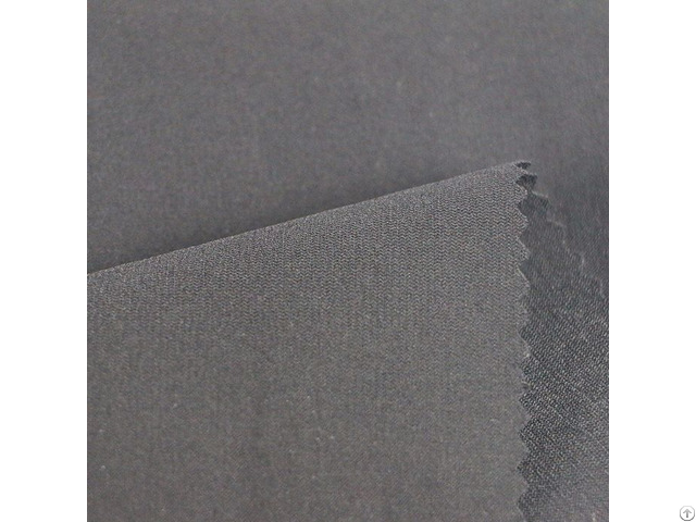 74 Percent Rayon 22 Percent Nylon 4 Percent Spandex Black Woven Fabric