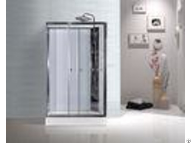 Model Rooms Rectangular Shower Cabins With Tempered Glass Sliding Door