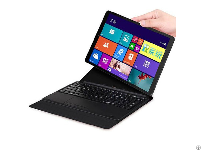Tablet Pc 5pin Docking Folding Keyboard With Touchpad Leather