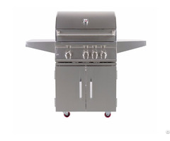 Outdoor 28 Inch 3 Burner Freestanding Propane Gas Grill