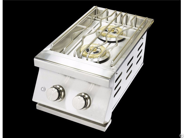 Outdoor Stainless Steel Double Side Burner Supplier