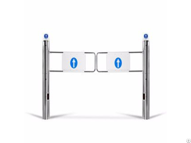 Supermarket Swing Revolving Automatic Electric Sliding Carbon Steel Turnstile Gate