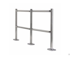 High Quality Stainless Steel Clad Pipe Safety Queue Chrome Barrier