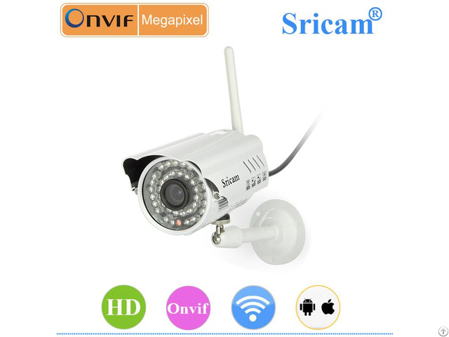 Sricam Sp014 P2p 720p Waterproof Outdoor Ip Camera