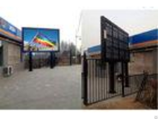 Commercial P10 Outdoor Full Color Led Display Hd With Iron Aluminum Cabinet