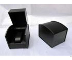 Black Mens Watch Gift Box Lightweight With Velvet Protection Uv Coating Finishing