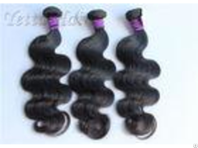 Natural Black Soft Peruvian Body Wave Virgin Hair For Dream Girl