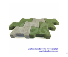 Dog Bone Shape Rubber Flooring Mats For Horse Stable Children Playground