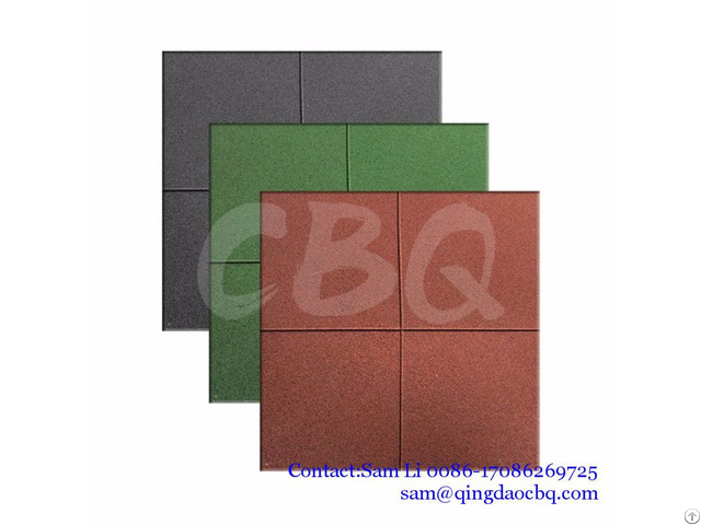 Cross Surfaces Gym Center Children Playground Safety Rubber Flooring Mats