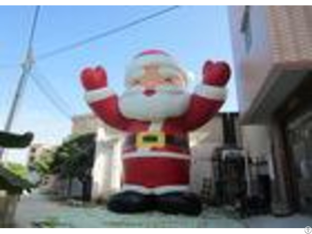 Attractive Outdoor Inflatable Christmas Decorations Blow Up Santa Claus 8mh