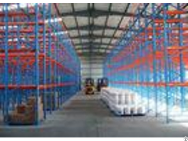 Durable Warehouse Multi Tier Drive In Steel Pallet Racks 6000mm Racking Systems