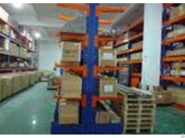 Industrial Steel Storage Rack Powder Coating Finish Cantilever Racking Systems