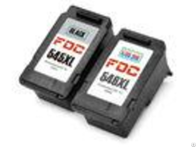 Recycled 2 Pack Rebuilt Ink Cartridges For Canon Pg 545xl Cl546xl Compatible