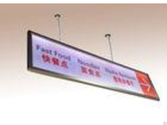 Indoor Double Sided Led Menu Light Box 4cm Width For Ceiling Hanging Sign