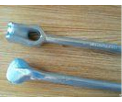 Galvanized Steel Single Eye Guy Anchor Rod For Power Line Fittings