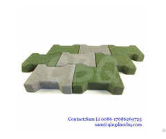 Dog Bone Interlocking Rubber Paver