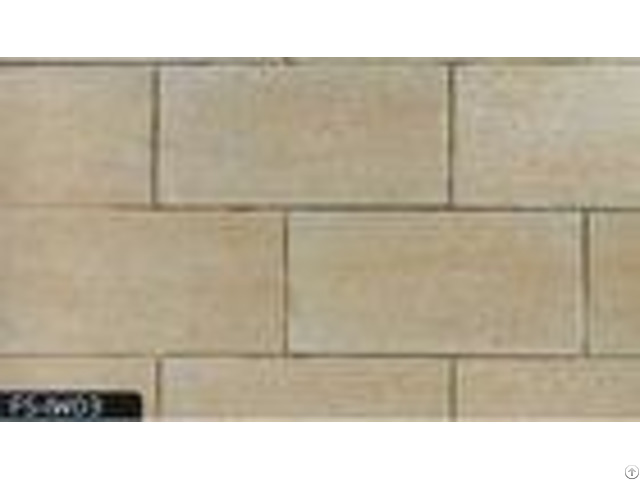 Heat Insulation Artificial Culture Stone With Multicolor Travertine Design