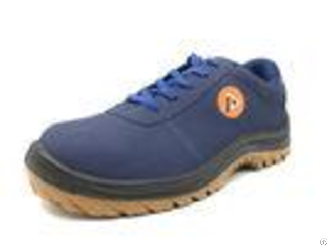 Classic Dark Blue Waterproof Safety Shoes Heat Resistant For Heavy Duty Wear