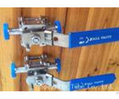 Dn25 Tp316l Threaded Stainless Steel Ball Valve Sanitary Bpe Valves Easy Operation