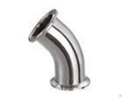 Food Grade Stainless Steel Pipe Fitting 90 Degree Elbow Asme Bpe Standard